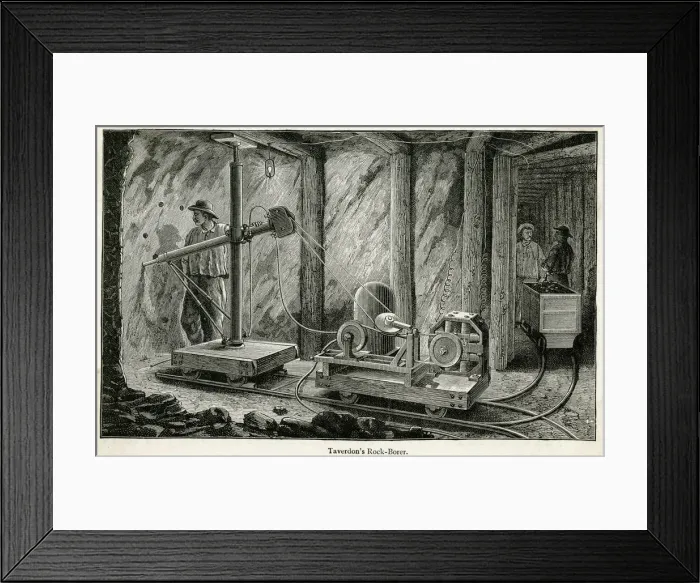 Framed Print : Taverdons Drill Framed Print : Taverdons Drill