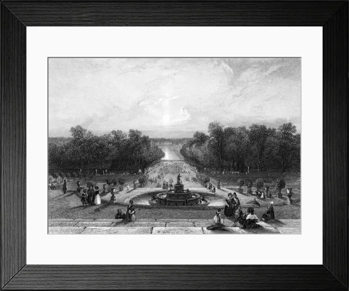 Framed Print : VERSAILLES / BASIN LATONE Framed Print : VERSAILLES / BASIN LATONE