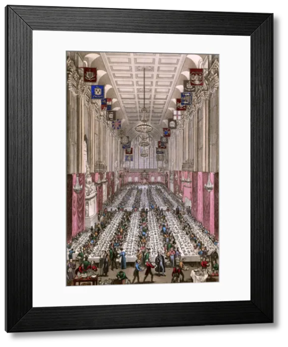 Framed Print : MAYORS BANQUET / GUILDHAL Framed Print : MAYORS BANQUET / GUILDHAL