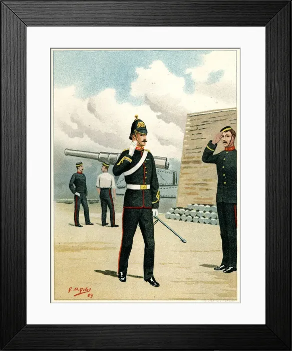 Framed Print : THE ROYAL ARTILLERY Framed Print : THE ROYAL ARTILLERY