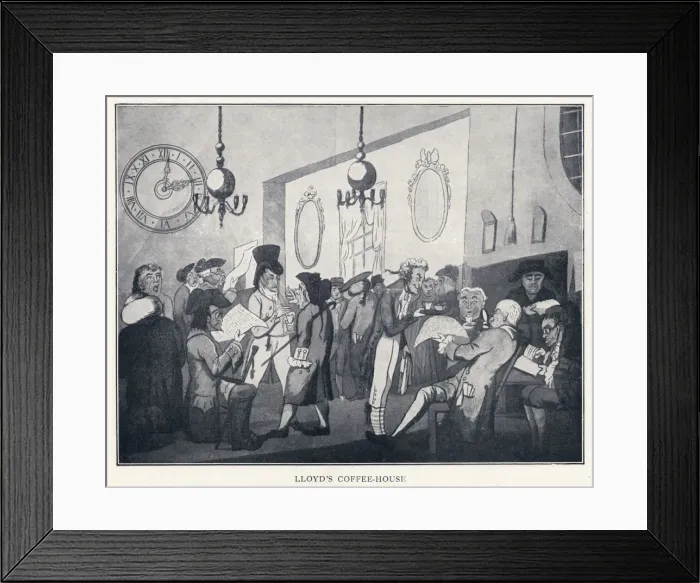 Framed Print : New Lloyds Coffee House Framed Print : New Lloyds Coffee House