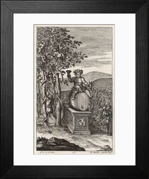 Framed Print : BACCHUS  /  VINES  /  VIRGIL