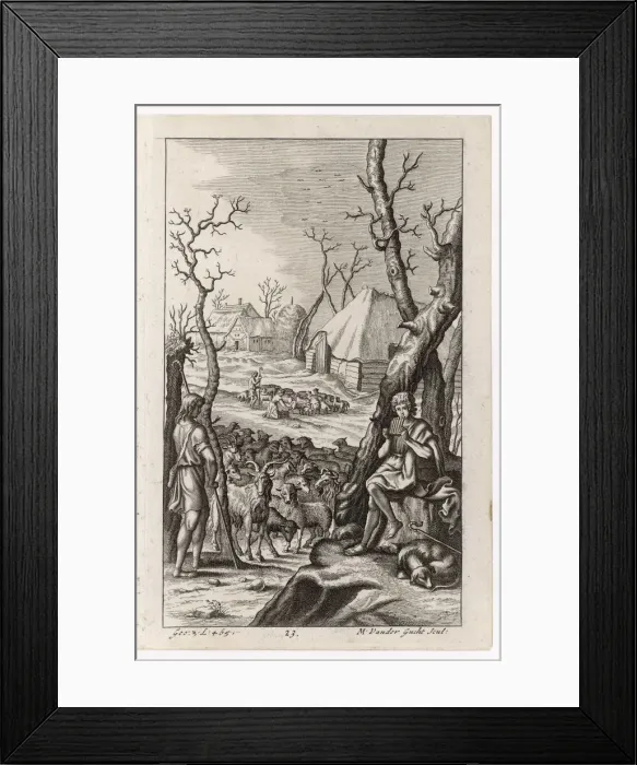 Framed Print : FARMING / WINTER / VIRGIL Framed Print : FARMING / WINTER / VIRGIL
