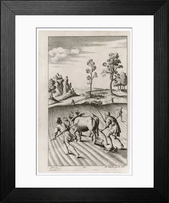 Framed Print : ANCIENT / PLOUGHING / VIRGIL Framed Print : ANCIENT / PLOUGHING / VIRGIL