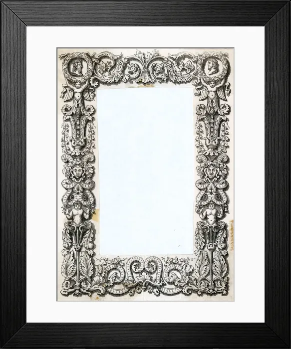 Framed Print : DECORATIVE ART / BORDER Framed Print : DECORATIVE ART / BORDER