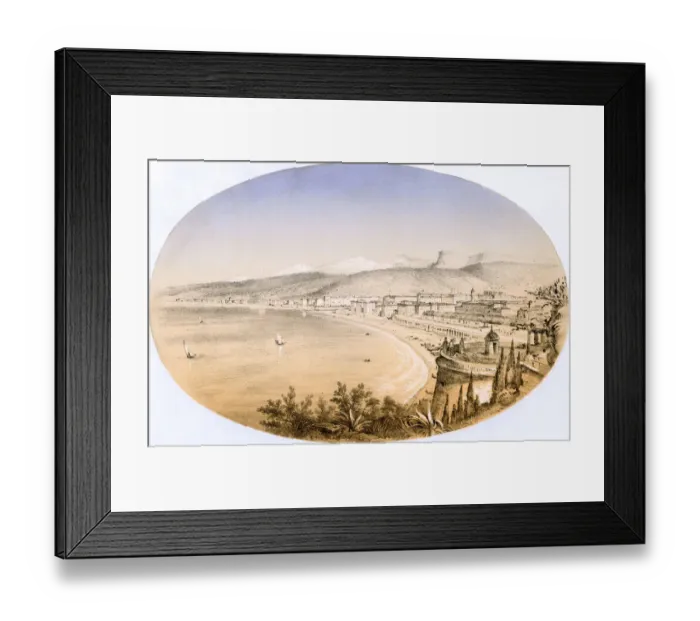 Framed Print : NICE / BAIE DES ANGES Framed Print : NICE / BAIE DES ANGES
