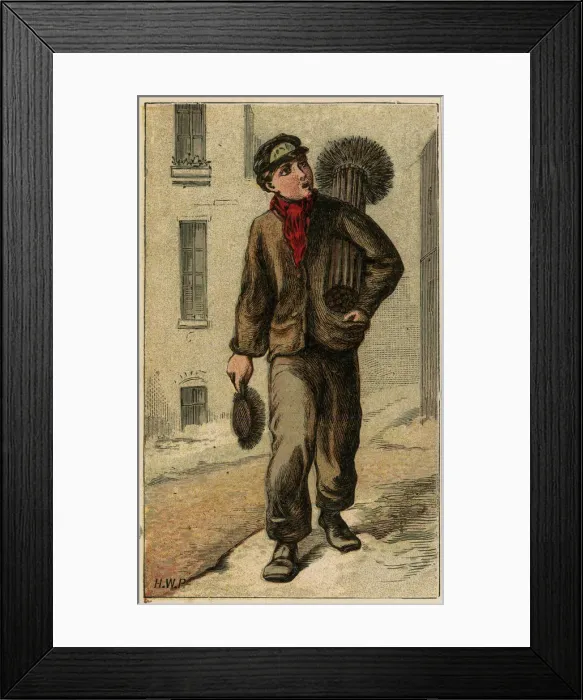Framed Print : Chimney Sweep Framed Print : Chimney Sweep