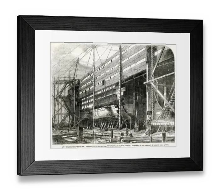 Framed Print : GREAT EASTERN CONSTRUCT Framed Print : GREAT EASTERN CONSTRUCT