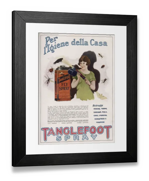 Framed Print : TANGLEFOOT INSECT SPRAY Framed Print : TANGLEFOOT INSECT SPRAY