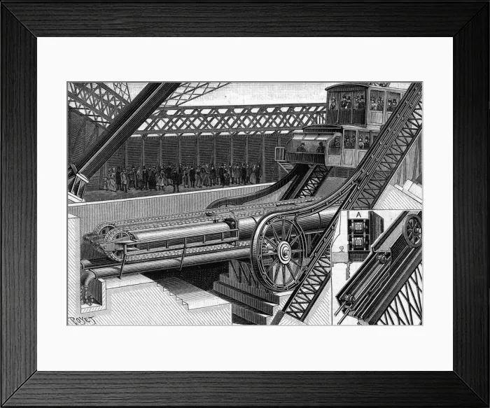 Framed Print : PARIS / EIFFEL TOWER 1889 Framed Print : PARIS / EIFFEL TOWER 1889