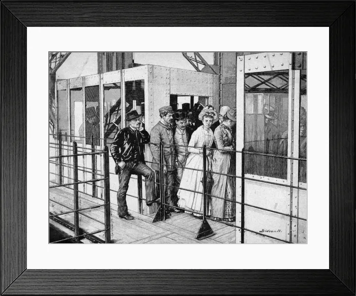 Framed Print : PARIS / EIFFEL TOWER 1889 Framed Print : PARIS / EIFFEL TOWER 1889