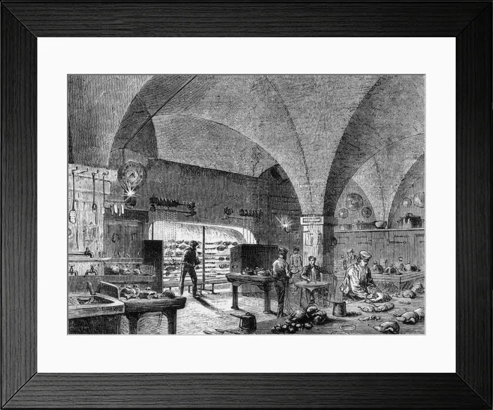 Framed Print : MANSION HOUSE KITCHENS Framed Print : MANSION HOUSE KITCHENS