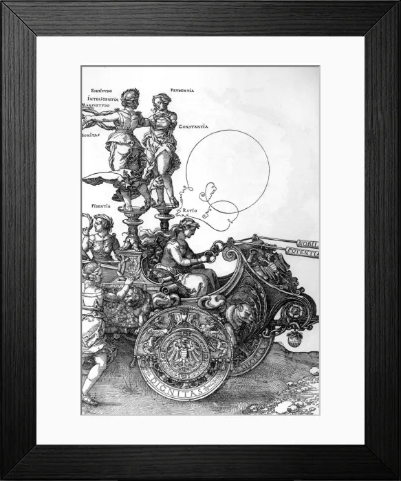 Framed Print : DURER TRIUMPHAL CAR 1518 Framed Print : DURER TRIUMPHAL CAR 1518
