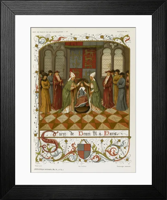 Framed Print : Henry Vi Sacre at Paris Framed Print : Henry Vi Sacre at Paris