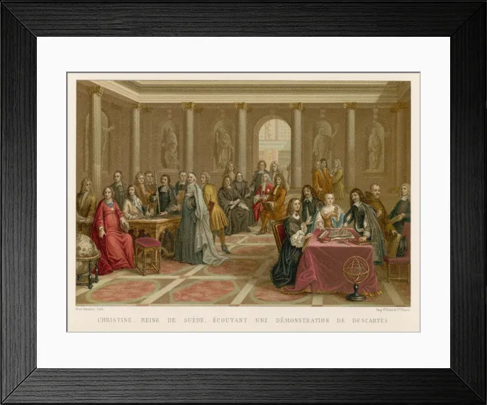 Framed Print : CHRISTINA / DESCARTES Framed Print : CHRISTINA / DESCARTES