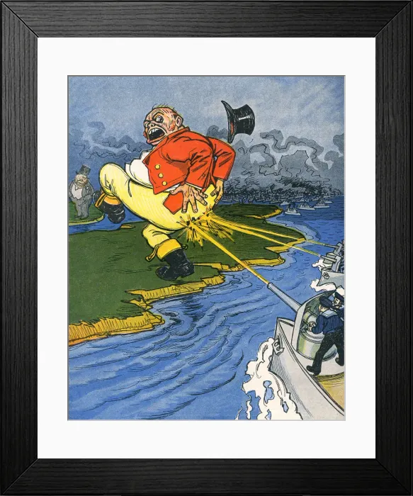 Framed Print : John Bull Shot in Rear Framed Print : John Bull Shot in Rear