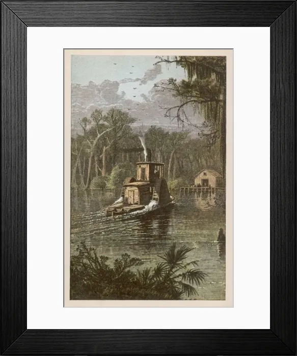 Framed Print : SILVER SPRINGS, FLORIDA Framed Print : SILVER SPRINGS, FLORIDA