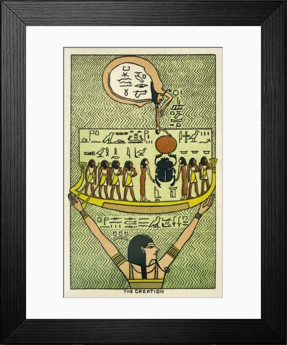 Framed Print : Egyptian Creation Myth Framed Print : Egyptian Creation Myth