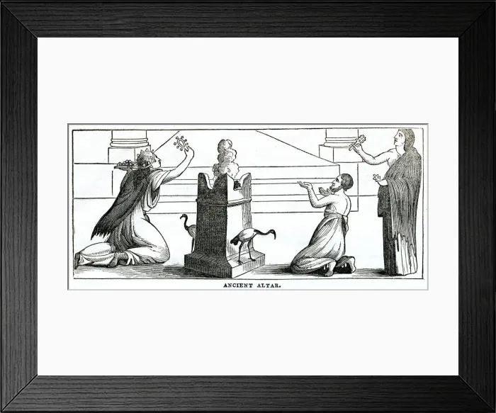 Framed Print : Ancient altar Framed Print : Ancient altar