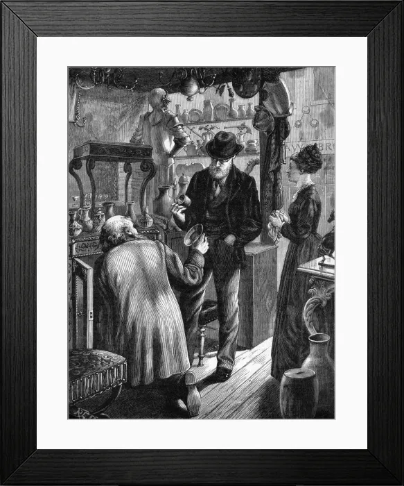 Framed Print : ANTIQUE SHOP (CBOX) Framed Print : ANTIQUE SHOP (CBOX)