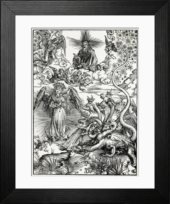 Framed Print : WOMAN CLOTHED WITH SUN Framed Print : WOMAN CLOTHED WITH SUN