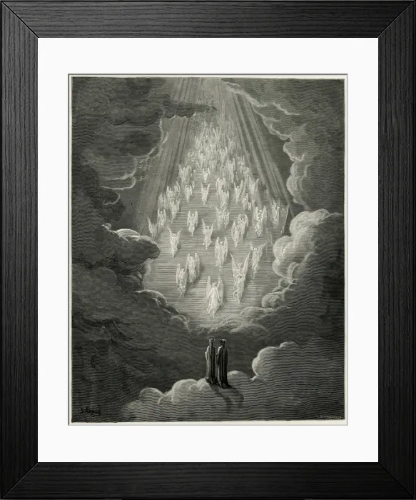 Framed Print : Vision of the golden ladder Framed Print : Vision of the golden ladder