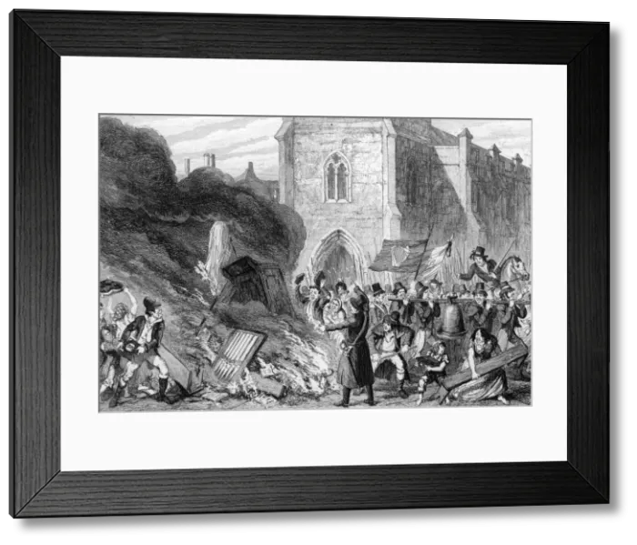 Framed Print : ENNISCORTHY CHURCH 1798 Framed Print : ENNISCORTHY CHURCH 1798