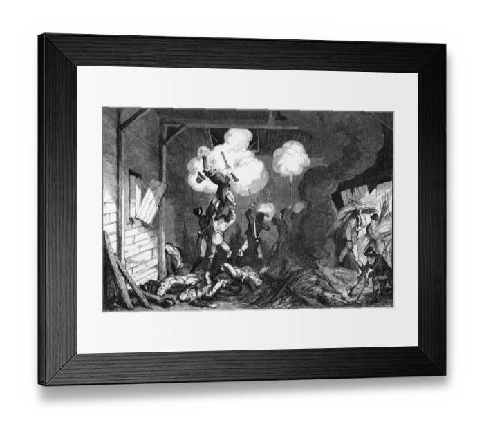 Framed Print : 1798 LIEUT. TYRELLS / B / W Framed Print : 1798 LIEUT. TYRELLS / B / W