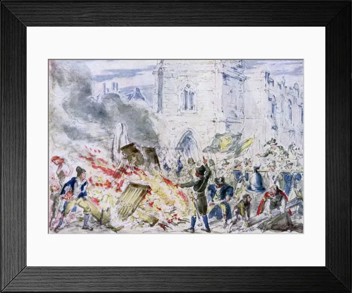 Framed Print : ENNISCORTHY CHURCH 1798 Framed Print : ENNISCORTHY CHURCH 1798