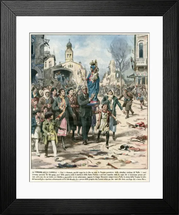 Framed Print : VIRGIN OF VALLS Framed Print : VIRGIN OF VALLS