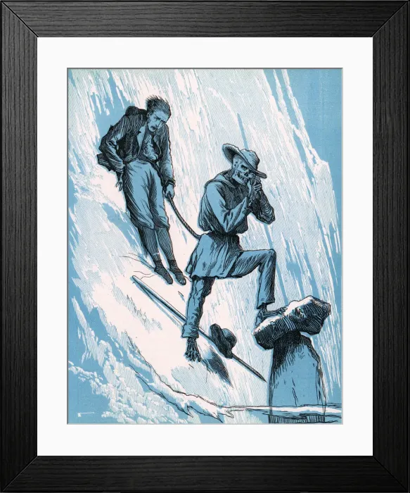 Framed Print : Cartoon, The Tourists Guide Framed Print : Cartoon, The Tourists Guide