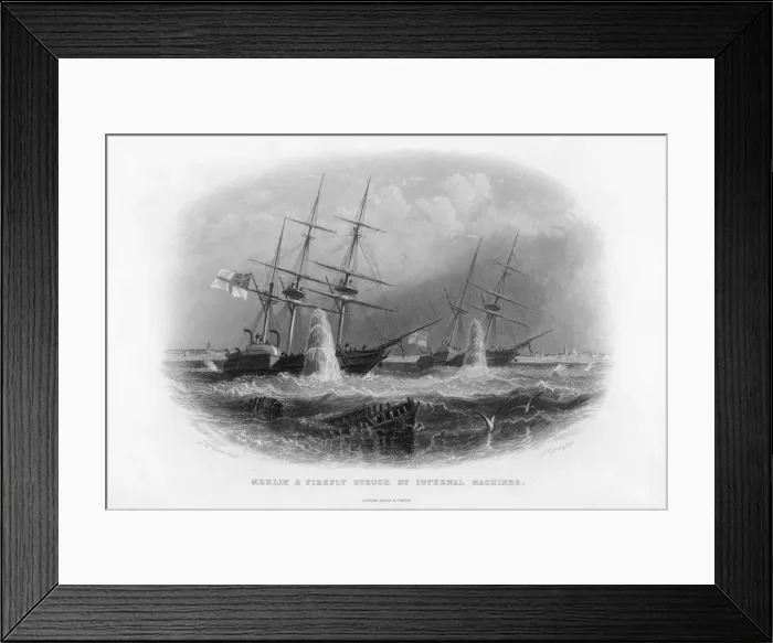 Framed Print : CRIMEA / RUSSIAN MINES Framed Print : CRIMEA / RUSSIAN MINES