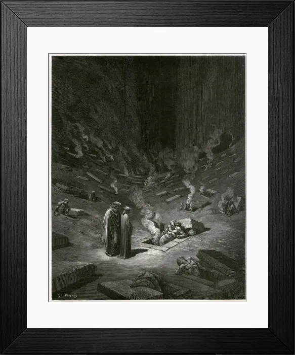 Framed Print : THE FIERY PIT Framed Print : THE FIERY PIT