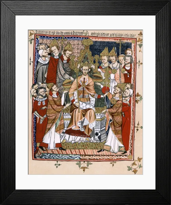 Framed Print : CORONATION SCENE Framed Print : CORONATION SCENE