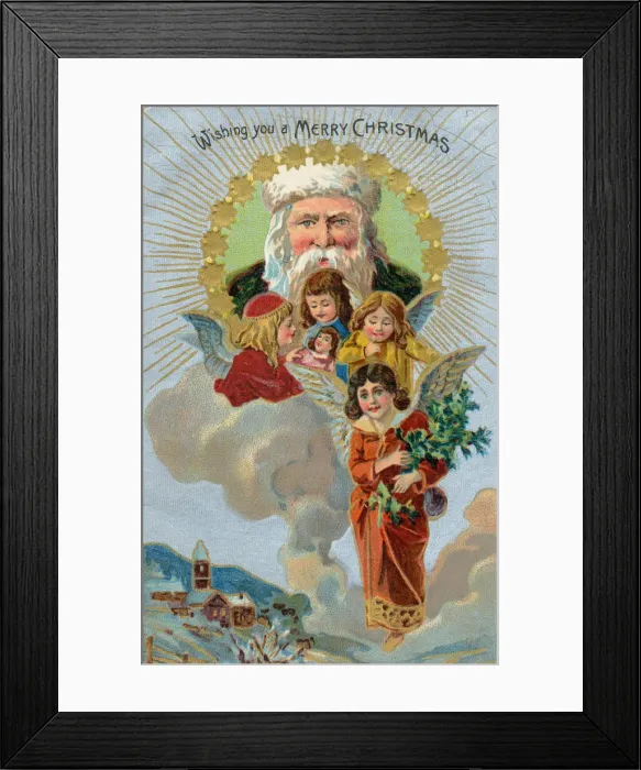 Framed Print : GOD THE FATHER CHRISTMAS Framed Print : GOD THE FATHER CHRISTMAS