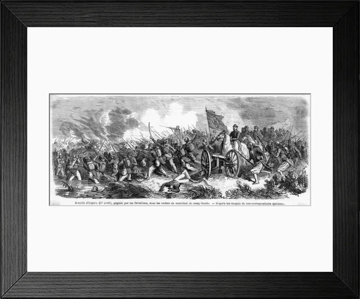Framed Print : BATTLE OF ITAPIRU Framed Print : BATTLE OF ITAPIRU