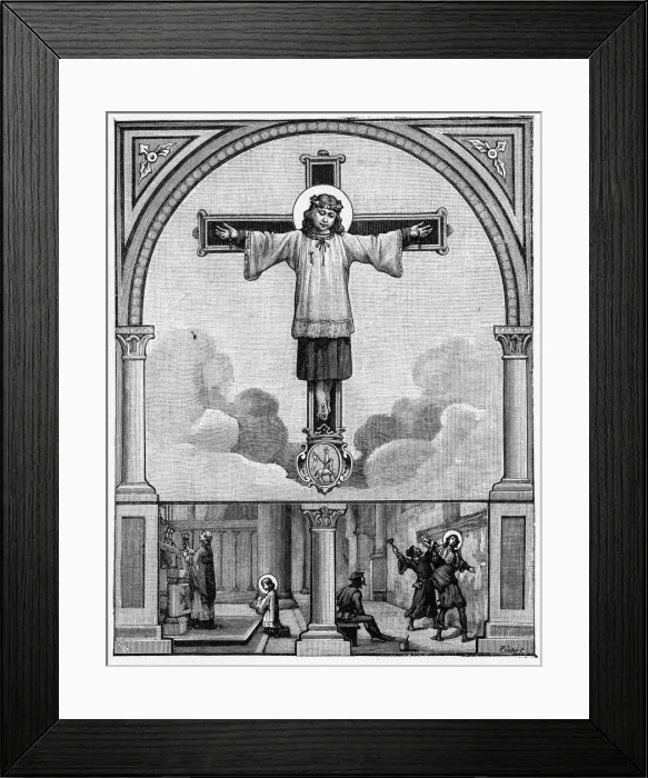 Framed Print : SAINT DOMINIQUE OF VAL Framed Print : SAINT DOMINIQUE OF VAL