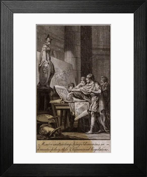 Framed Print : MENTOR & KING IDOMENEUS MENTOR & KING IDOMENEUS Framed Print : MENTOR & KING IDOMENEUS MENTOR & KING IDOMENEUS