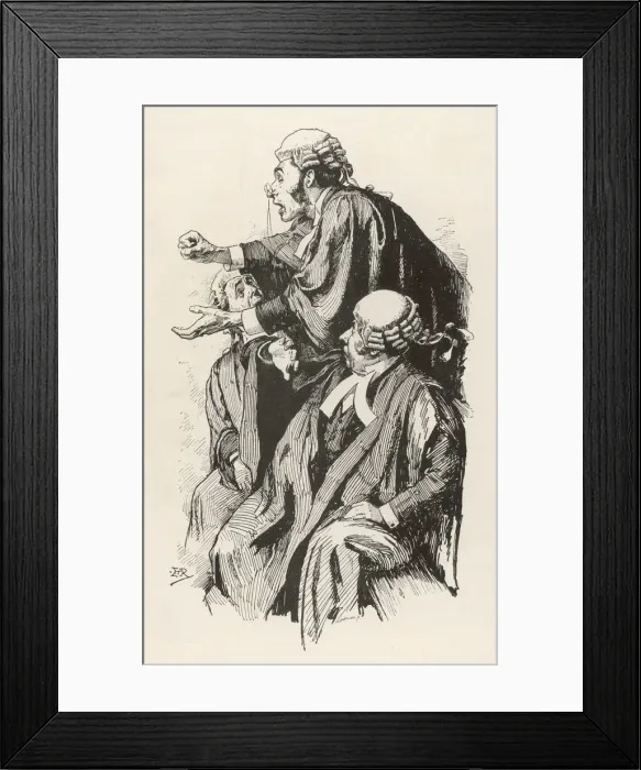 Framed Print : BARRISTER CARRIED AWAY Framed Print : BARRISTER CARRIED AWAY