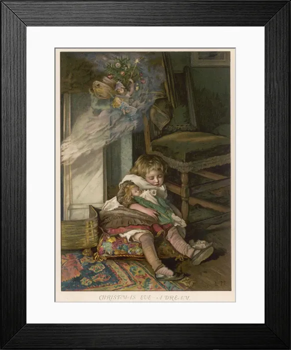 Framed Print : Girl has Fairy Dreams Framed Print : Girl has Fairy Dreams