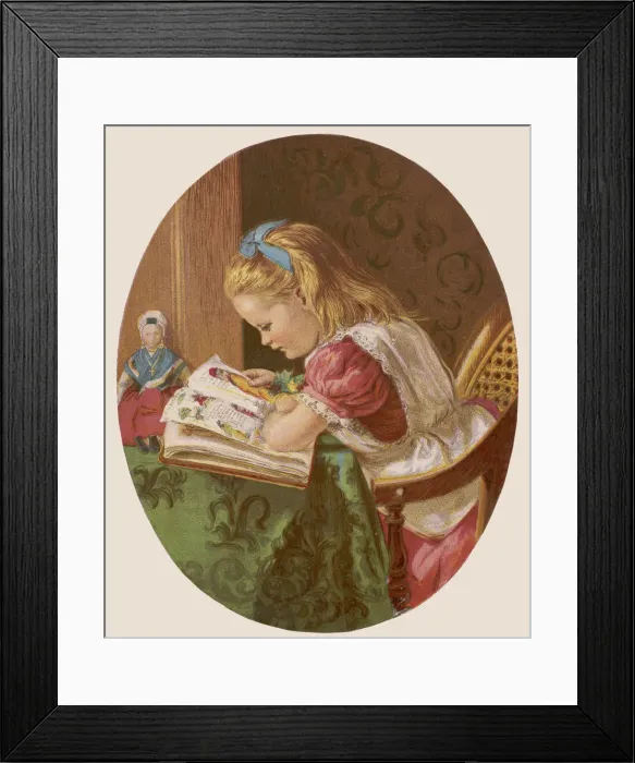 Framed Print : READING STRUWWELPETER Framed Print : READING STRUWWELPETER