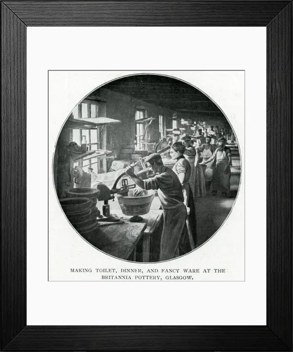 Framed Print : CERAMICS POTTERY 1902 Framed Print : CERAMICS POTTERY 1902