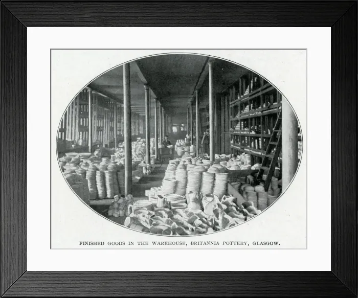 Framed Print : CERAMICS WAREHOUSE 1902 Framed Print : CERAMICS WAREHOUSE 1902