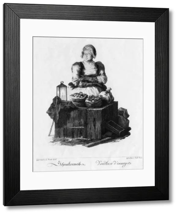 Framed Print : SELLING SNAILS Framed Print : SELLING SNAILS