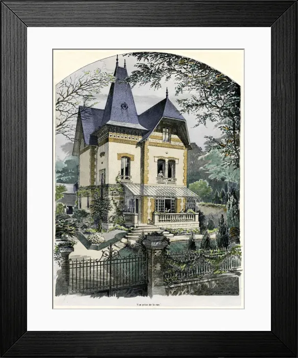 Framed Print : FRENCH DOMESTIC C1890 Framed Print : FRENCH DOMESTIC C1890