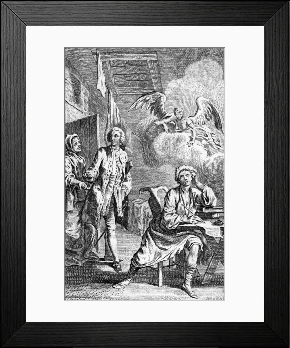 Framed Print : A POET AND HIS MUSE Framed Print : A POET AND HIS MUSE