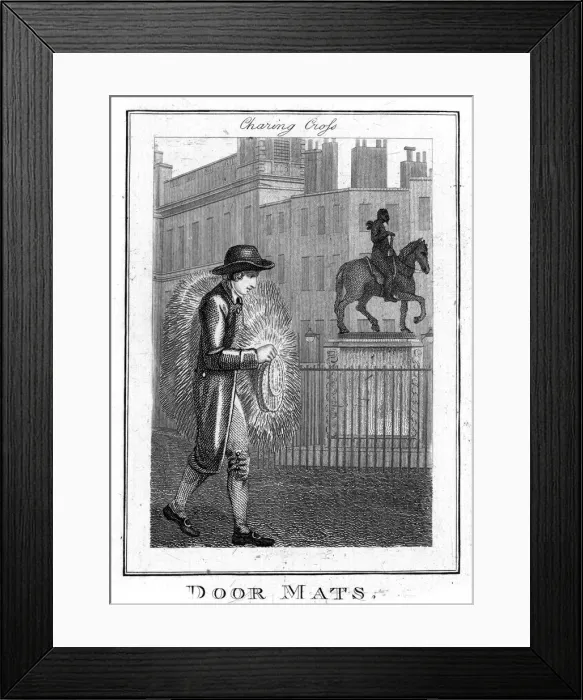 Framed Print : DOOR MAT SELLER Framed Print : DOOR MAT SELLER