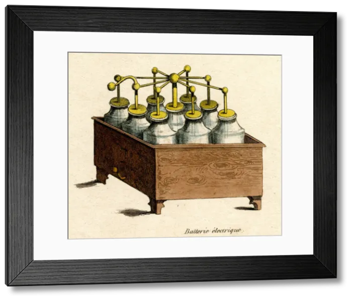Framed Print : FRENCH ELECTRIC BATTERY Framed Print : FRENCH ELECTRIC BATTERY