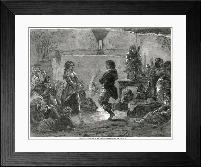 Framed Print : IRISH JIG 1848 Framed Print : IRISH JIG 1848