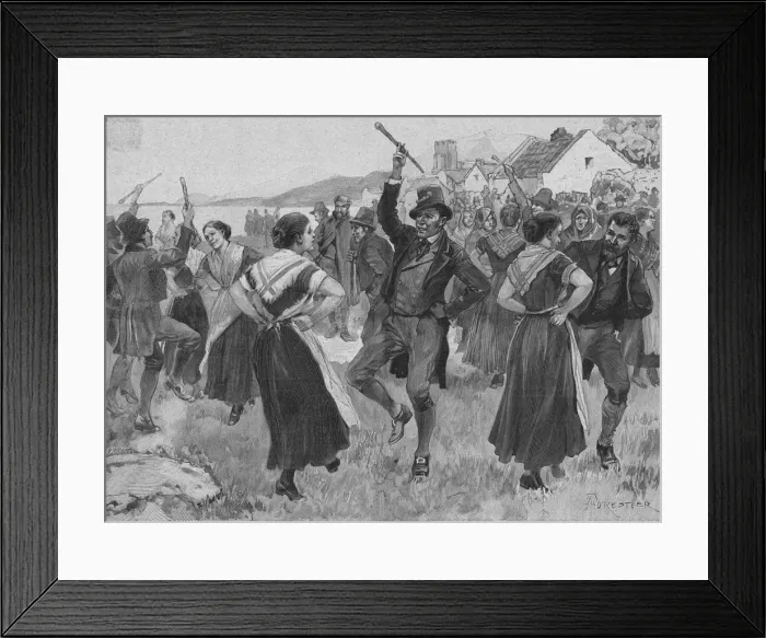Framed Print : IRISH JIG 1894 Framed Print : IRISH JIG 1894